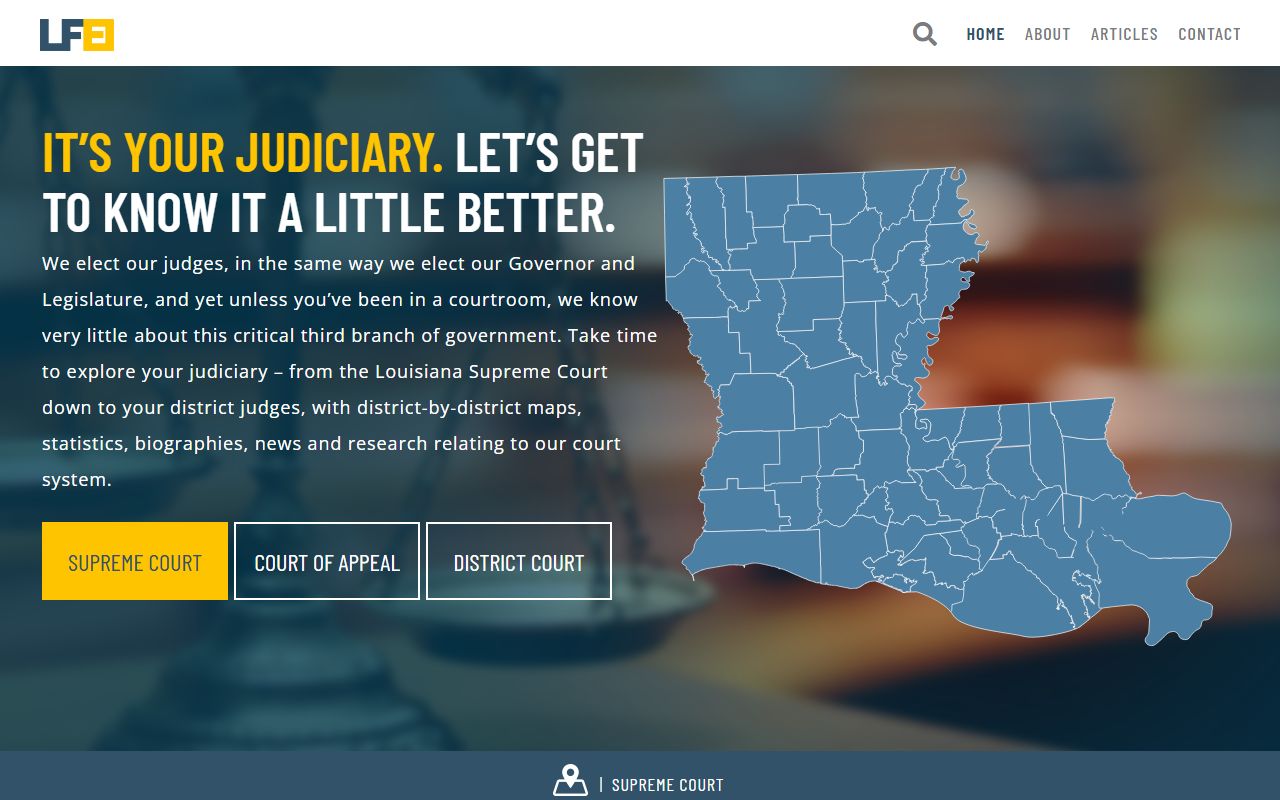 Richland Parish court records Fifth Judicial District judiciary context