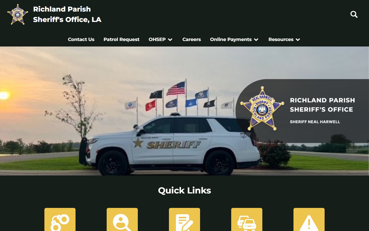 Richland Parish court records sheriff office homepage